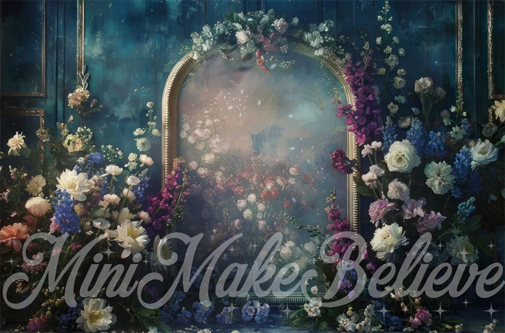 Kate Retro Fine Art Flower Abstract Arch Wall Backdrop Designed by Mini MakeBelieve - Image 4