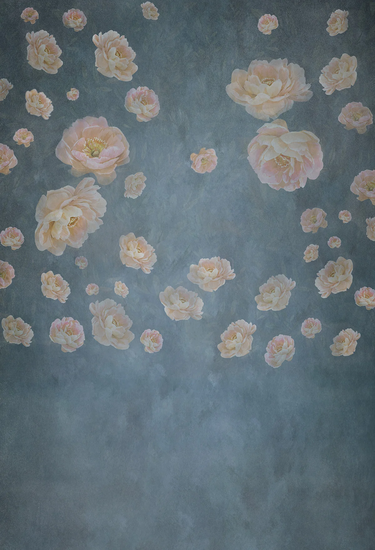Kate Retro Floral Fine Art Backdrop Designed By JS Photography