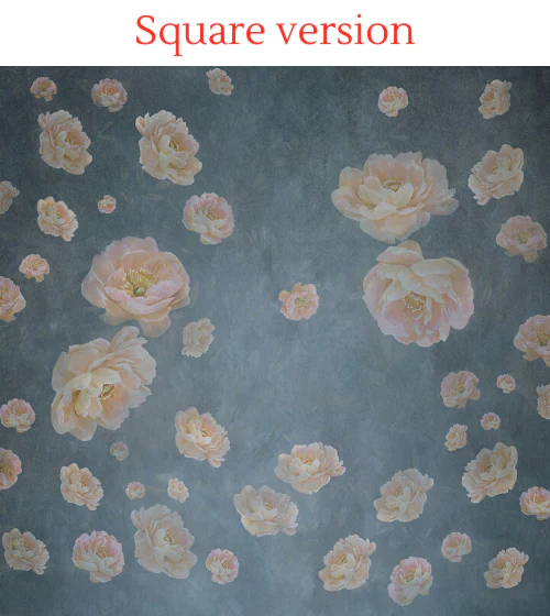 Kate Retro Floral Fine Art Backdrop Designed By JS Photography - Image 2