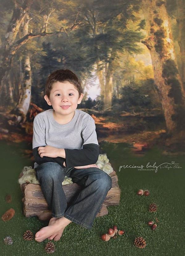 Kate Retro Forest Photography Backdrops for Children Photo - Image 4