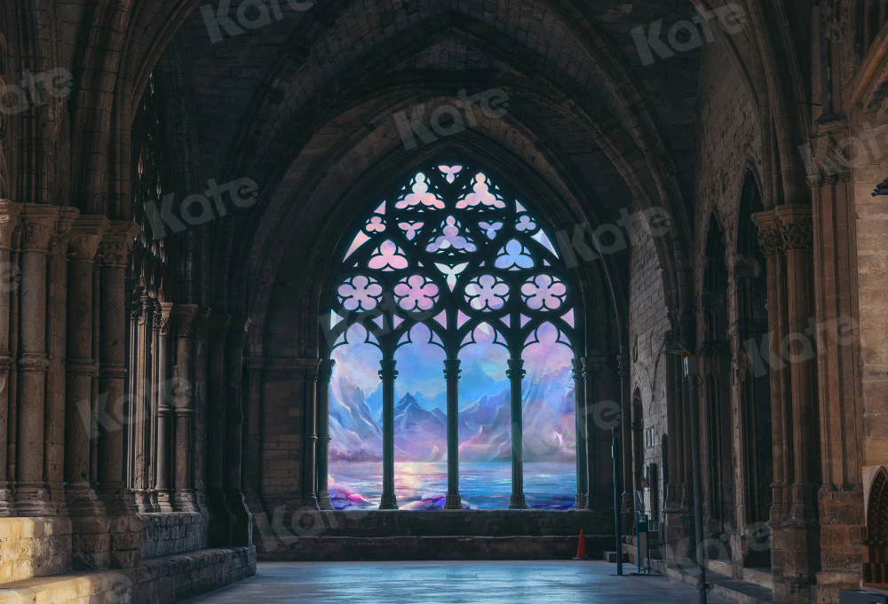 Kate Retro Interior Architecture Arched Wedding Backdrop for Photography - Image 2
