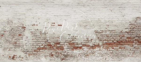 Kate Retro Paint Off Brick Backdrop for Photography Designed by Pine Park Collection - Image 4