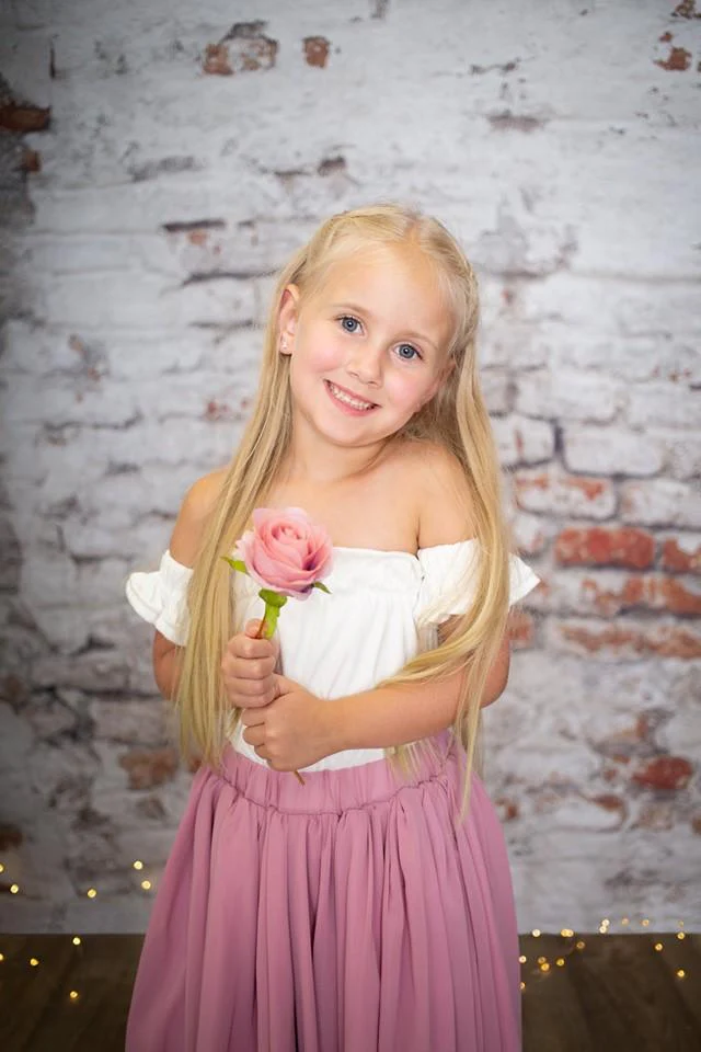 Kate Retro Paint Off Brick Backdrop for Photography Designed by Pine Park Collection - Image 7