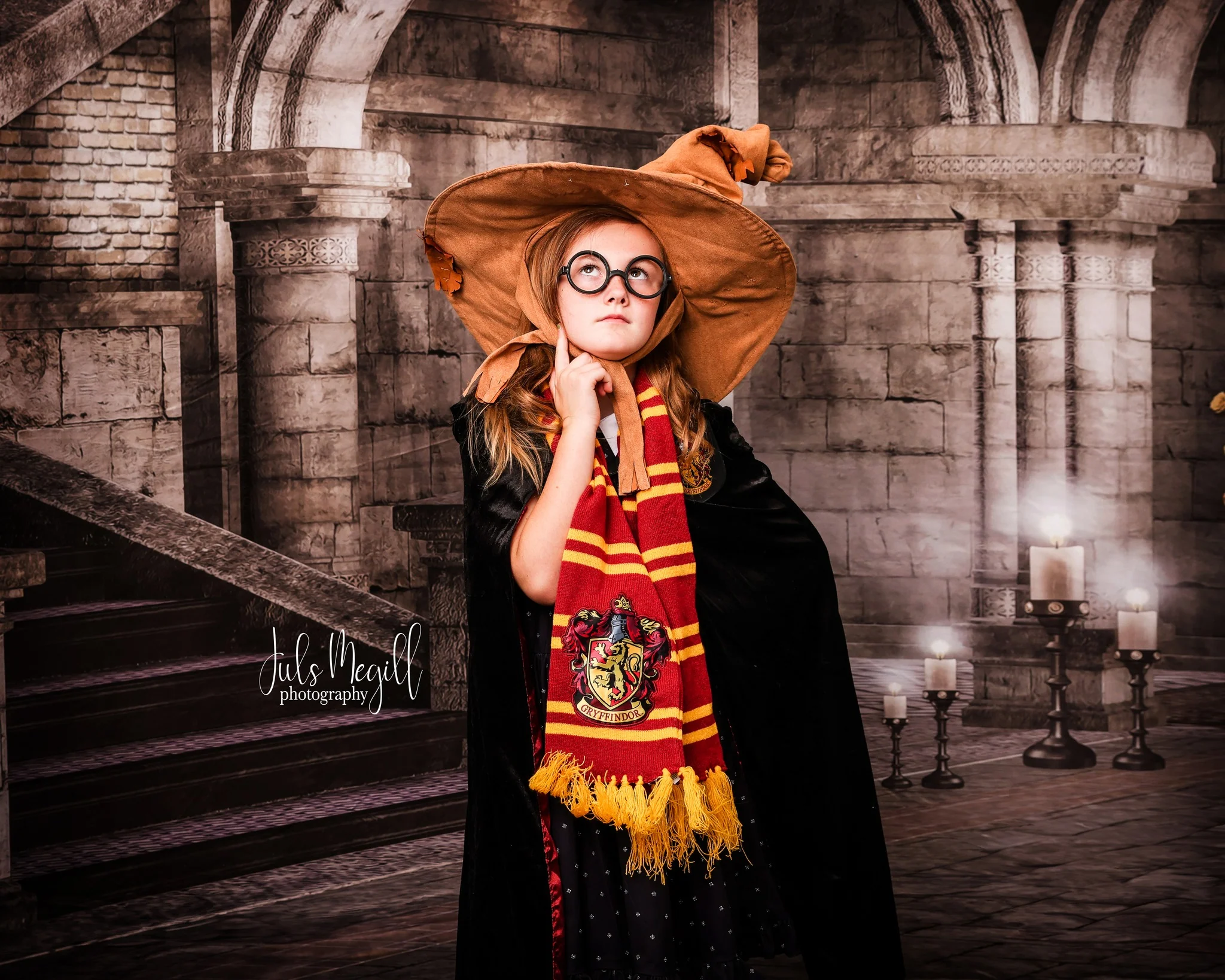 Kate Retro Shabby Grey Castle Photography Backdrops - Image 3