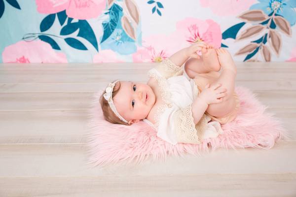 Kate Retro Spring Flowers Backdrop for Photography Designed by JFCC - Image 5