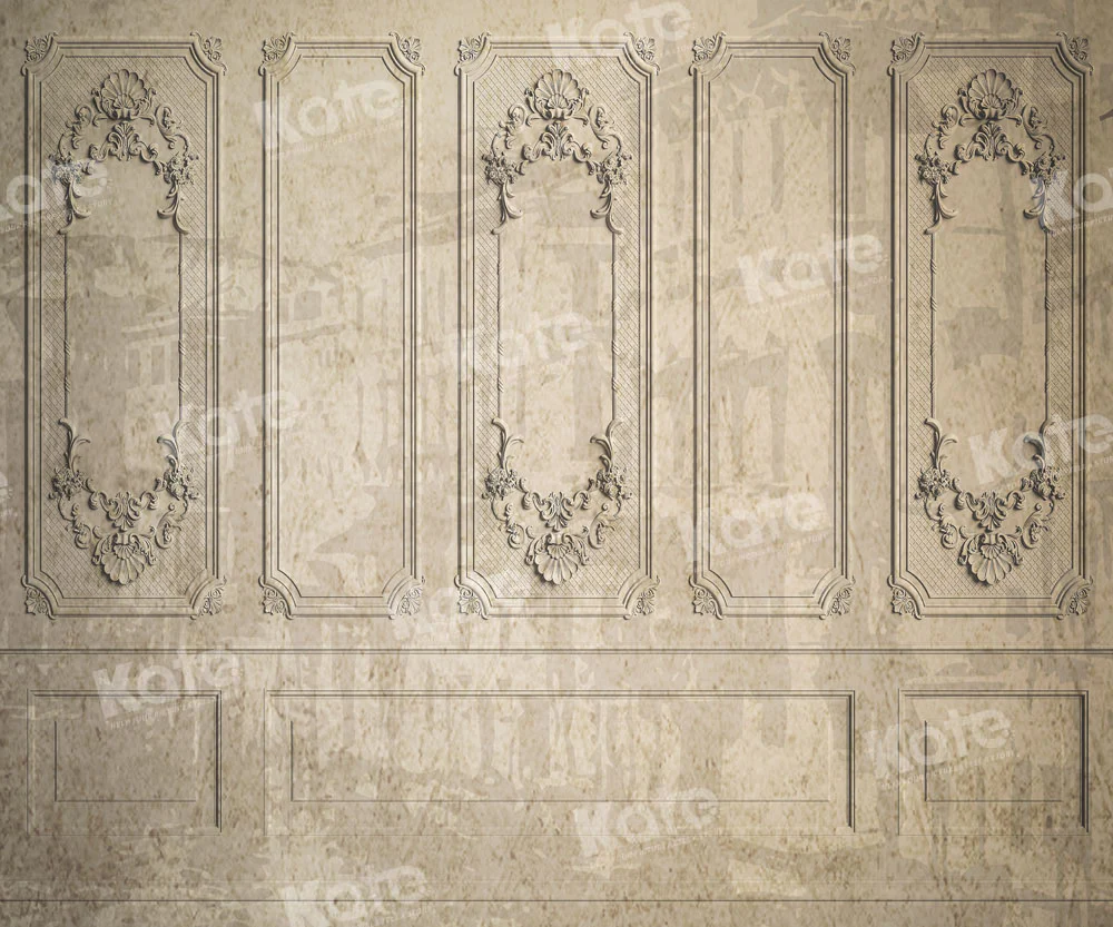 Kate Retro Vintage Wall Beige Backdrop Designed by Chain Photography - Image 5