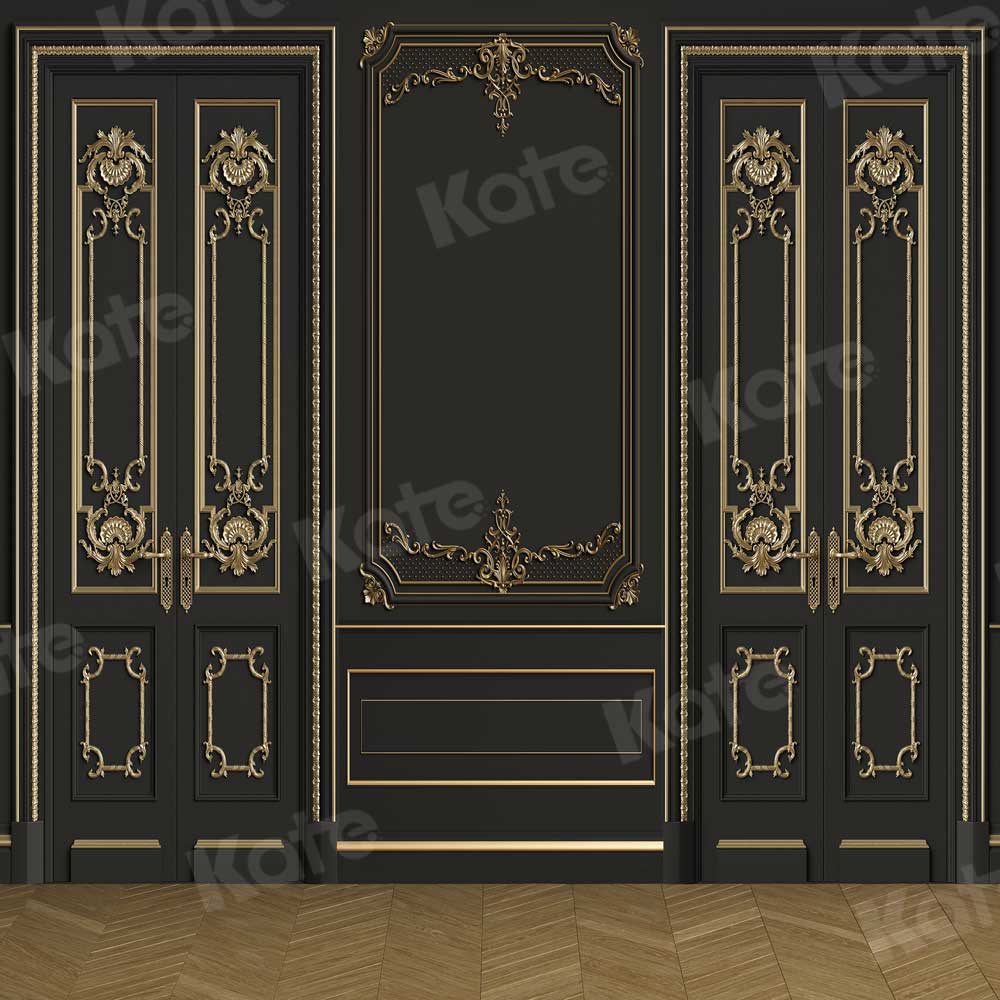 Kate Retro Wall Gold And Black Backdrop for Photography - Image 6