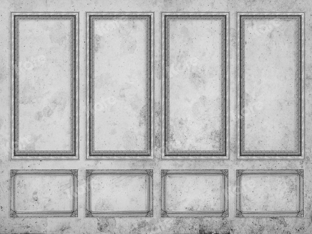 Kate Retro Wall Gray White Interior Backdrop Designed by Chain Photography - Image 4