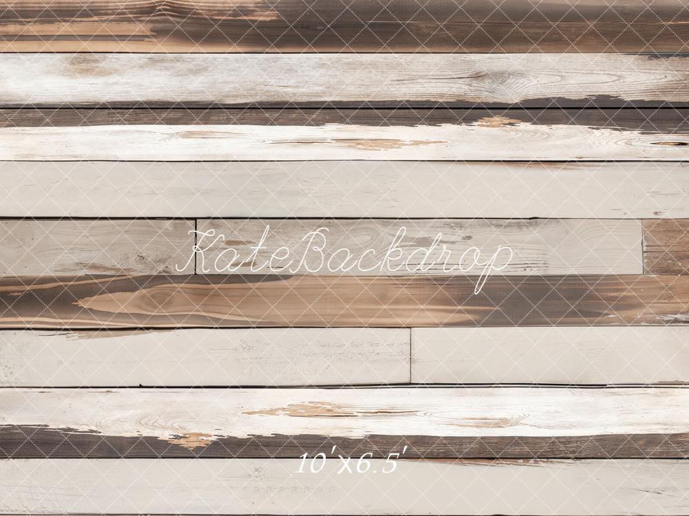 Kate Retro Wall Wood Texture Fleece Backdrop Designed by Emetselch - Image 2