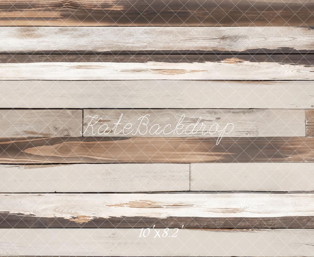 Kate Retro Wall Wood Texture Fleece Backdrop Designed by Emetselch - Image 3