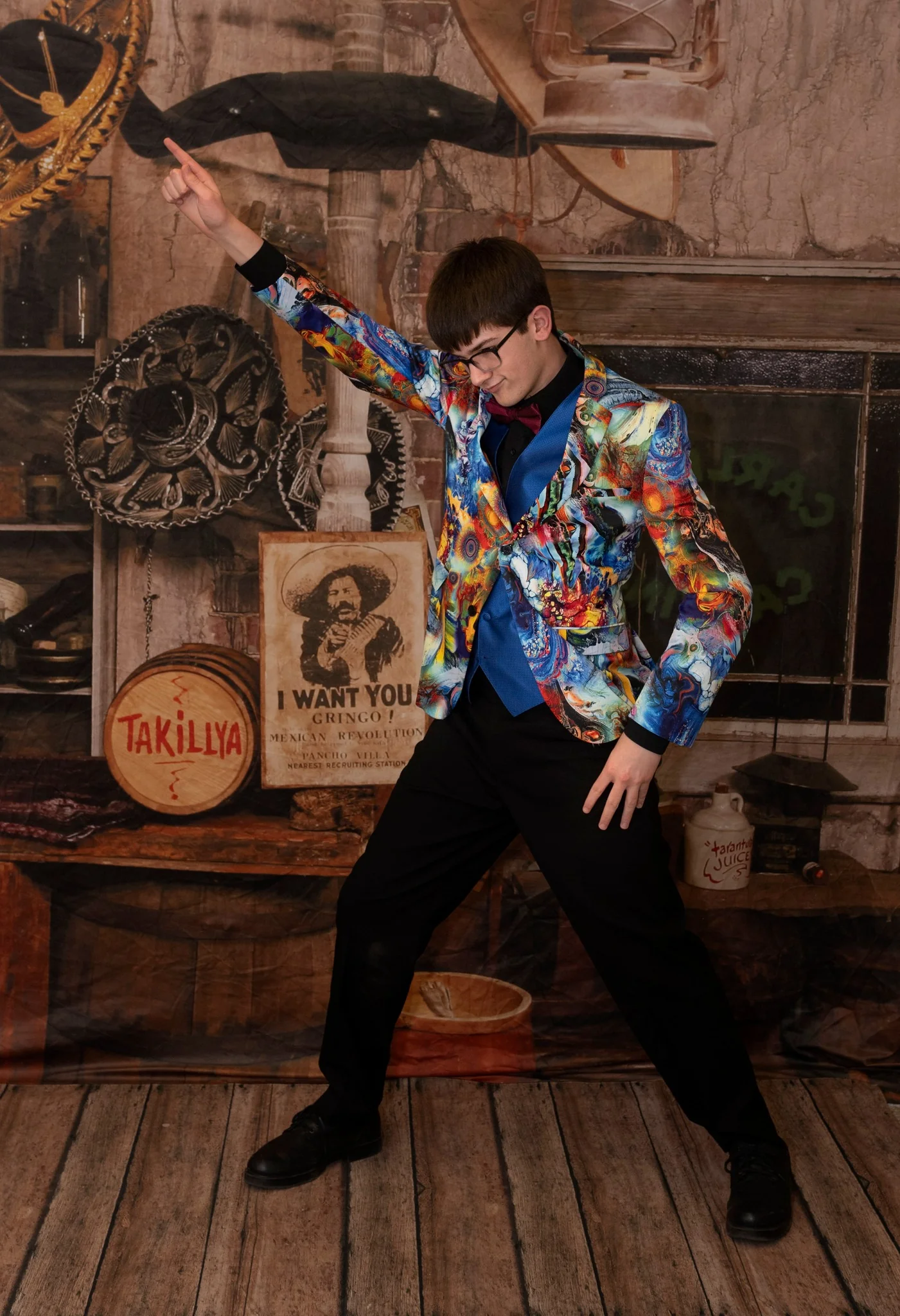 Kate Retro western Cowboy Backdrop Designed By JS Photography - Image 4