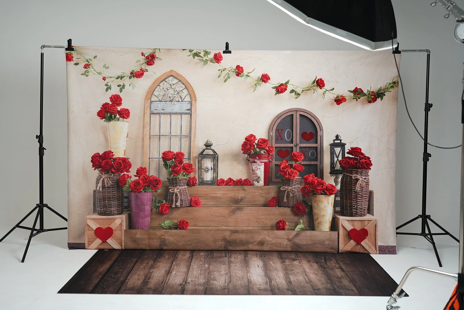 Kate Romantic Valentine's Day Rose Backdrop Designed by Emetselch - Image 5