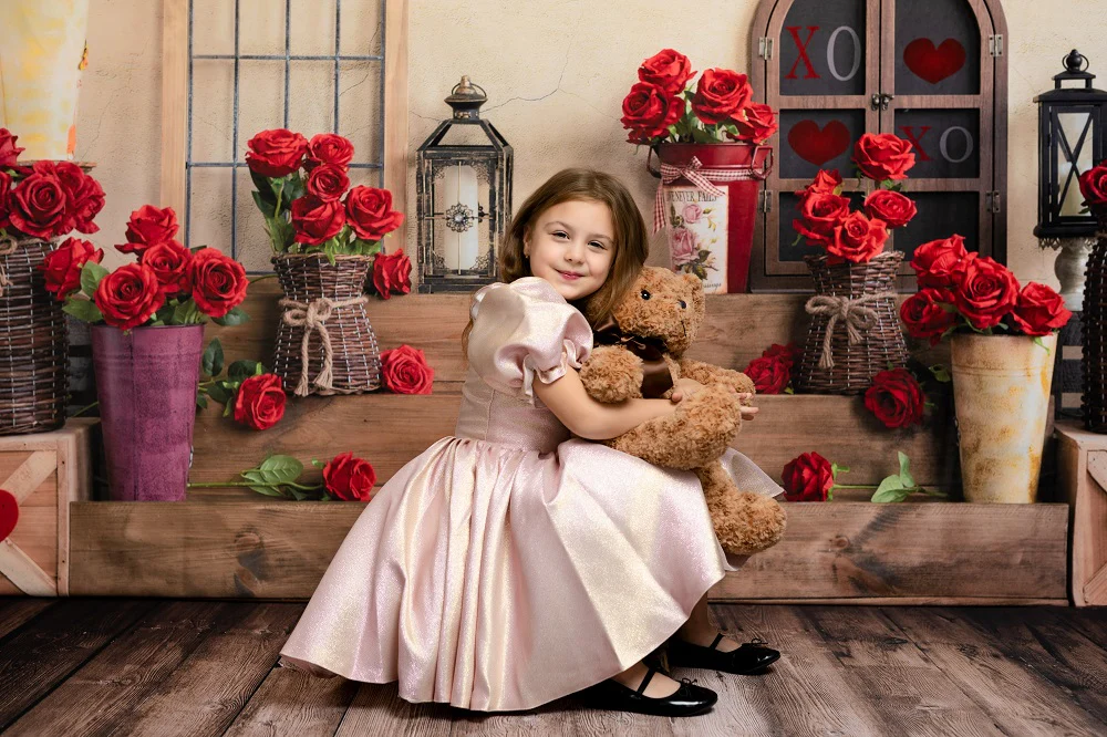 Kate Romantic Valentine's Day Rose Backdrop Designed by Emetselch - Image 6