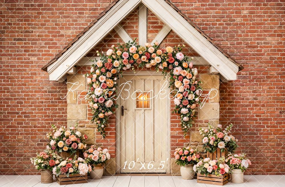 Kate Garland Rustic Brick House Backdrop Designed by Patty Robert - Image 4