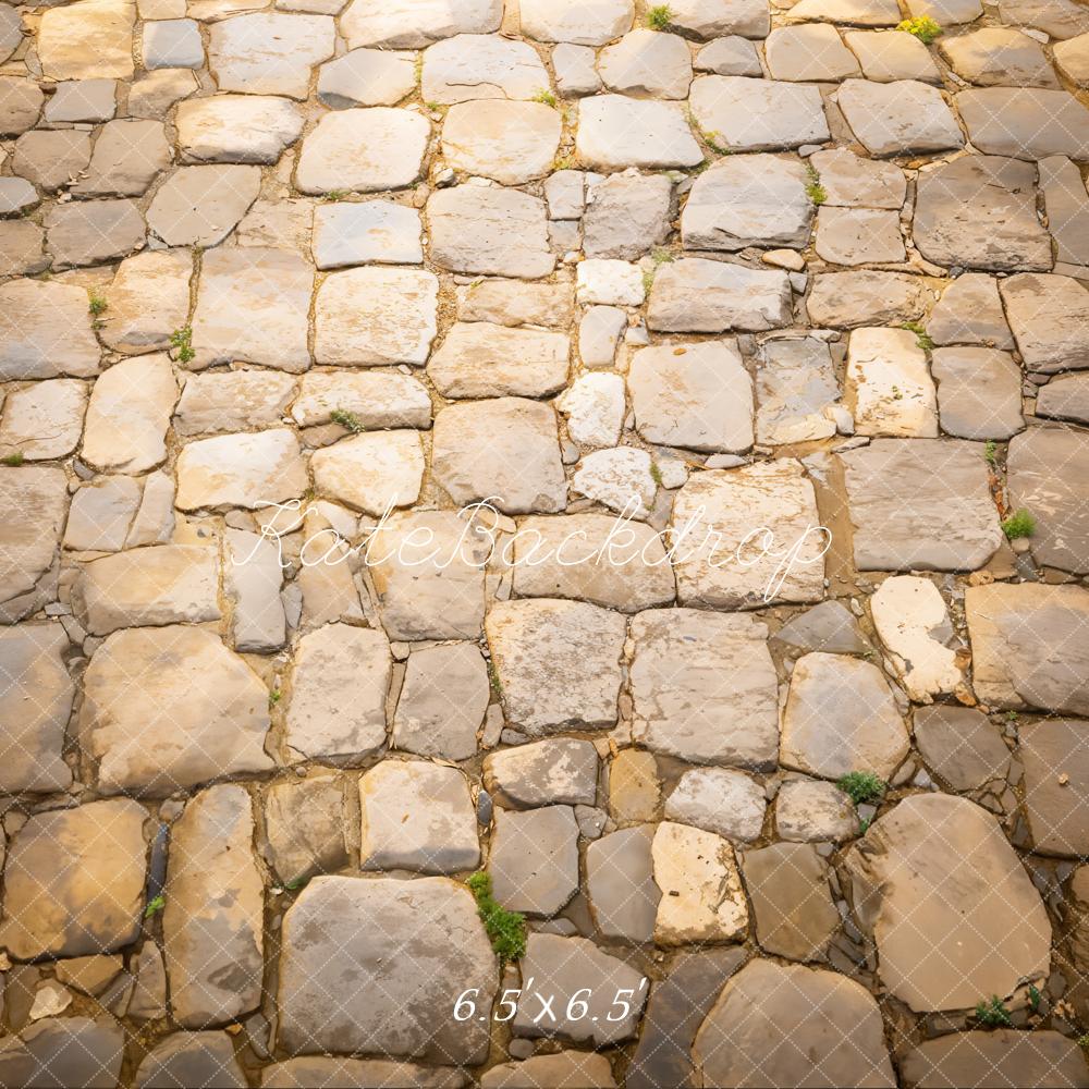 Kate Rustic Cobblestone Floor Backdrop Designed by Emetselch - Image 2