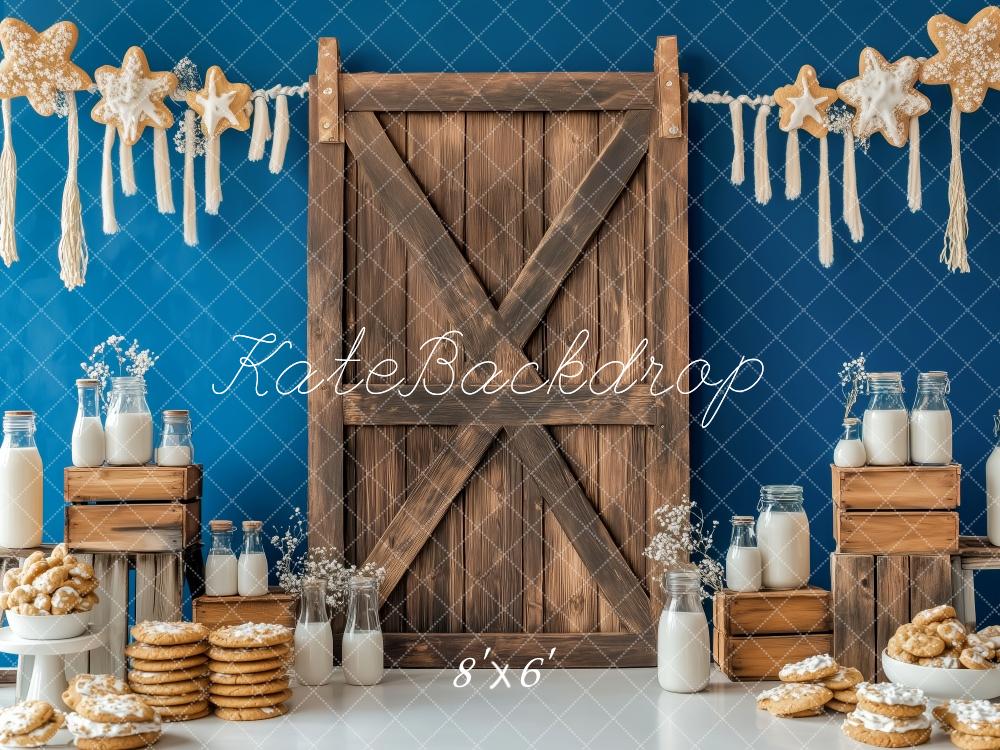 Kate Rustic Milk Cookie Wood Backdrop Designed by Patty Robert - Image 3