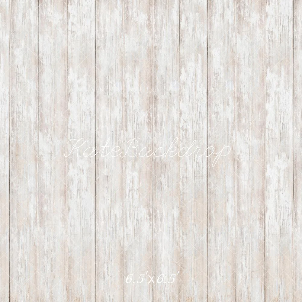 Kate Rustic White Wood Floor Backdrop Designed by Kate Image - Image 2