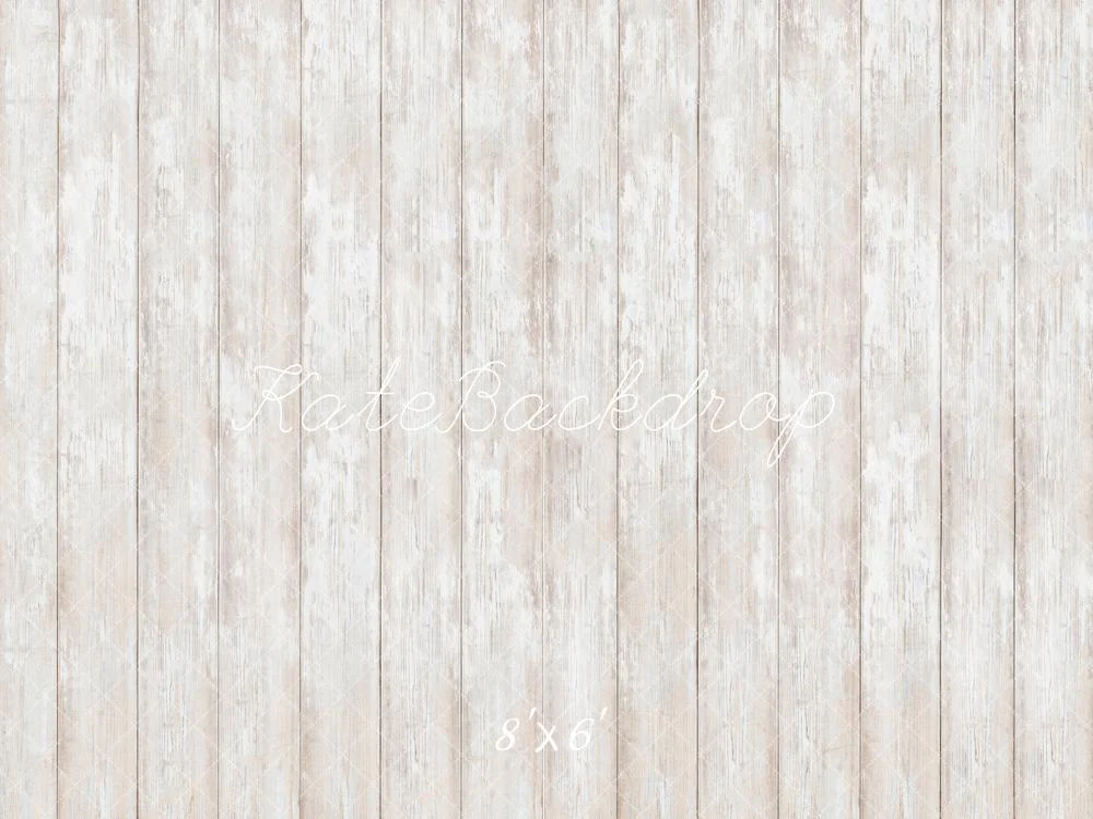 Kate Rustic White Wood Floor Backdrop Designed by Kate Image - Image 3