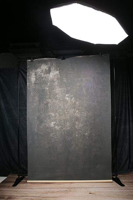 Kate Rusty Dark Abstract Texture Spray Painted Backdrop - Image 2