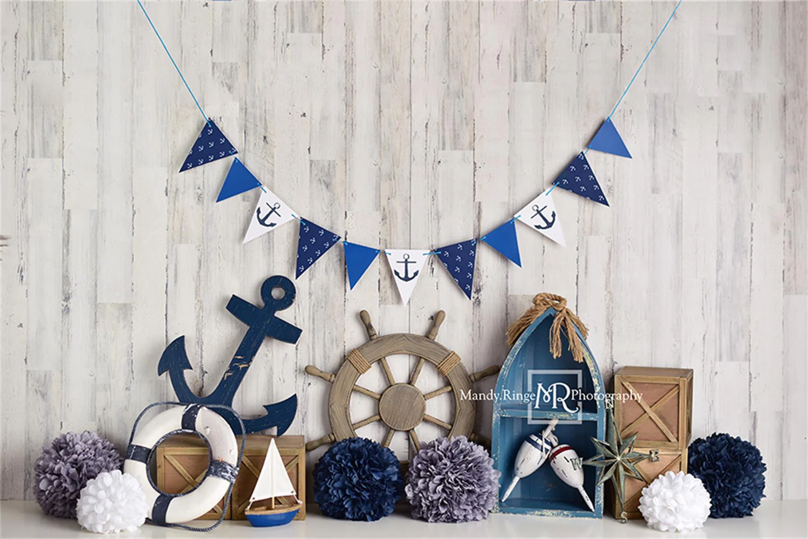 Kate Sailor Boy\Children Nautical Backdrop Designed By Mandy Ringe Photography - Image 2