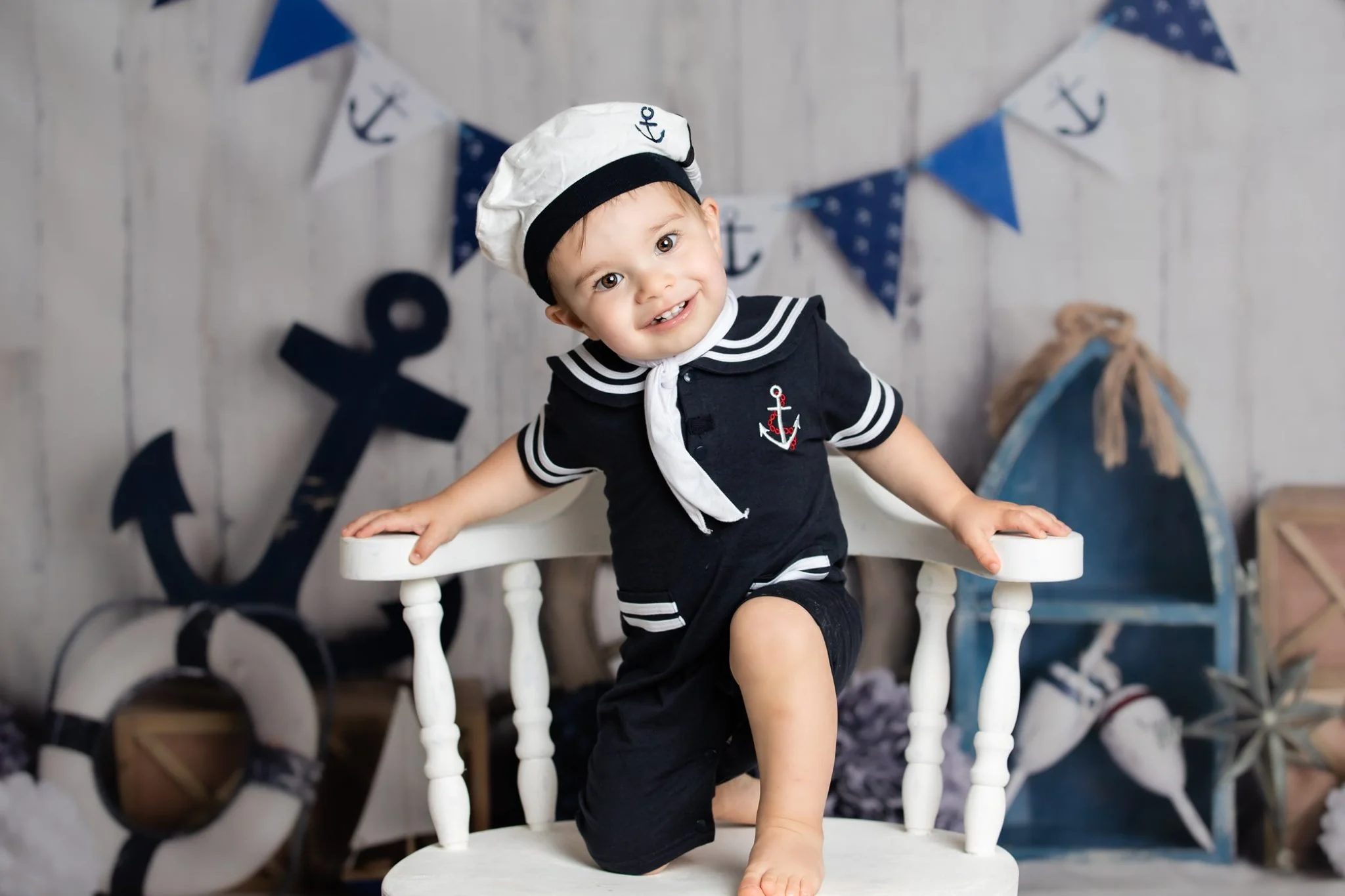 Kate Sailor Boy\Children Nautical Backdrop Designed By Mandy Ringe Photography - Image 3