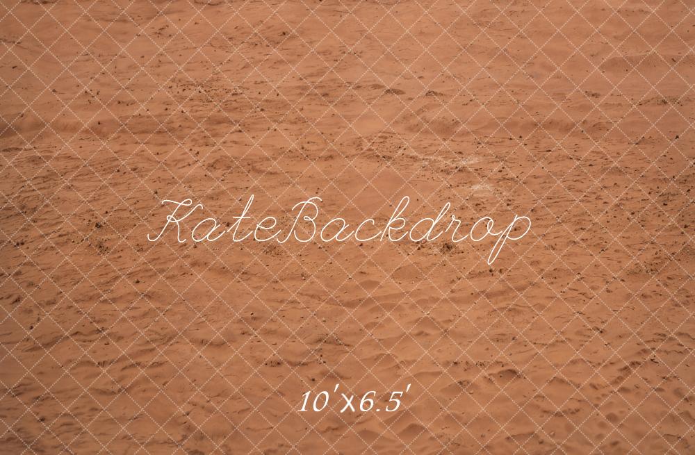 Kate Sand Ground Texture Brown Fleece Backdrop Designed by Emetselch - Image 2