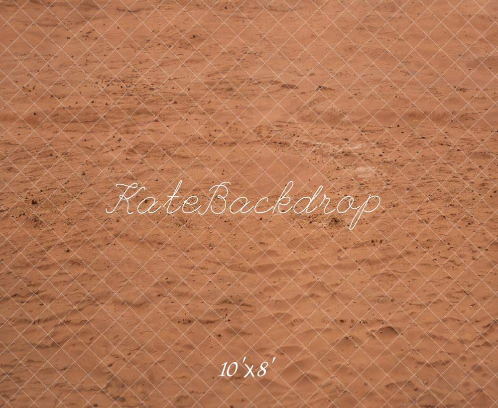 Kate Sand Ground Texture Brown Fleece Backdrop Designed by Emetselch - Image 3