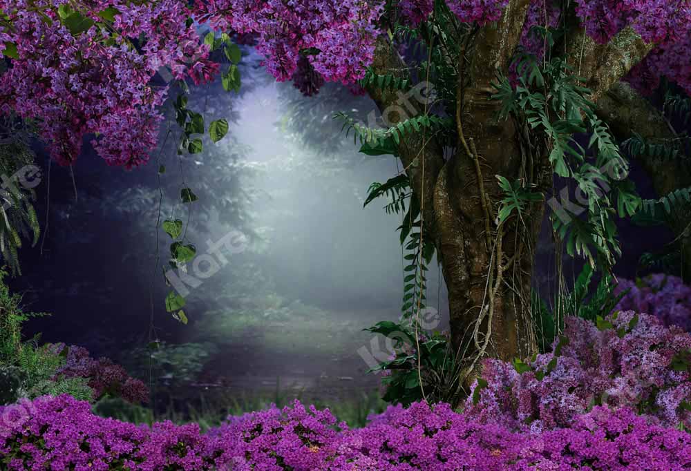 Kate Scenery Forest Flower Backdrop Designed by Chain Photography - Image 2