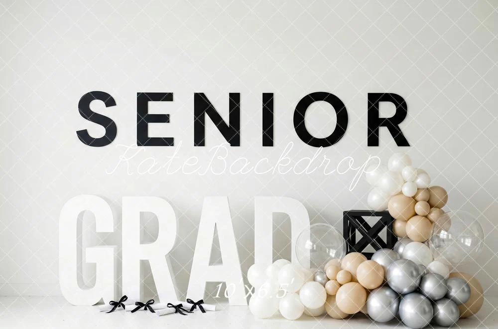 Kate Senior Grad Balloons Diploma Rolls Backdrop Designed by Patty Robert - Image 4