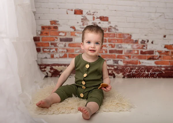 Kate Shabby White and Red Brick Backdrop Designed By Mandy Ringe Photography - Image 5