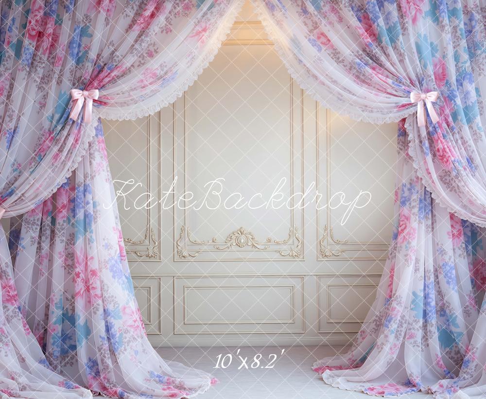 Kate Sheer Curtains Vintage Wall Backdrop Designed by Mini MakeBelieve - Image 6