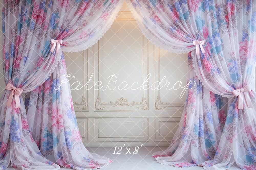 Kate Sheer Curtains Vintage Wall Backdrop Designed by Mini MakeBelieve - Image 8