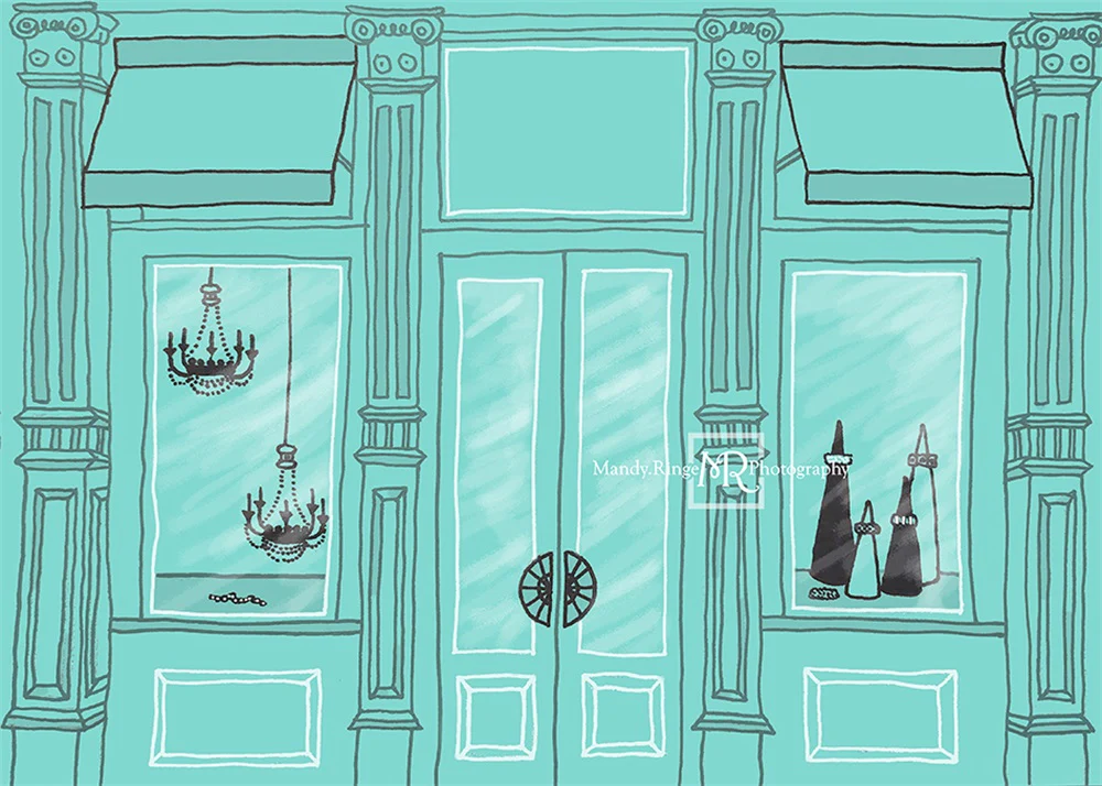 Kate Shopping Spree Storefront Backdrop Designed by Mandy Ringe Photography - Image 5