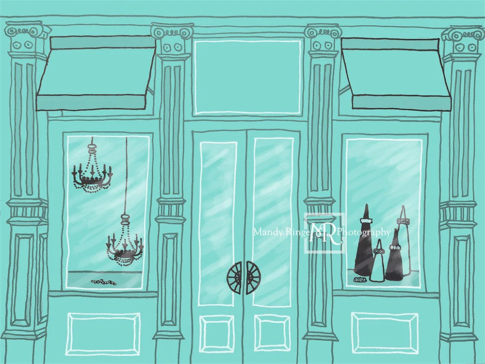 Kate Shopping Spree Storefront Fleece Backdrop Designed by Mandy Ringe Photography - Image 7