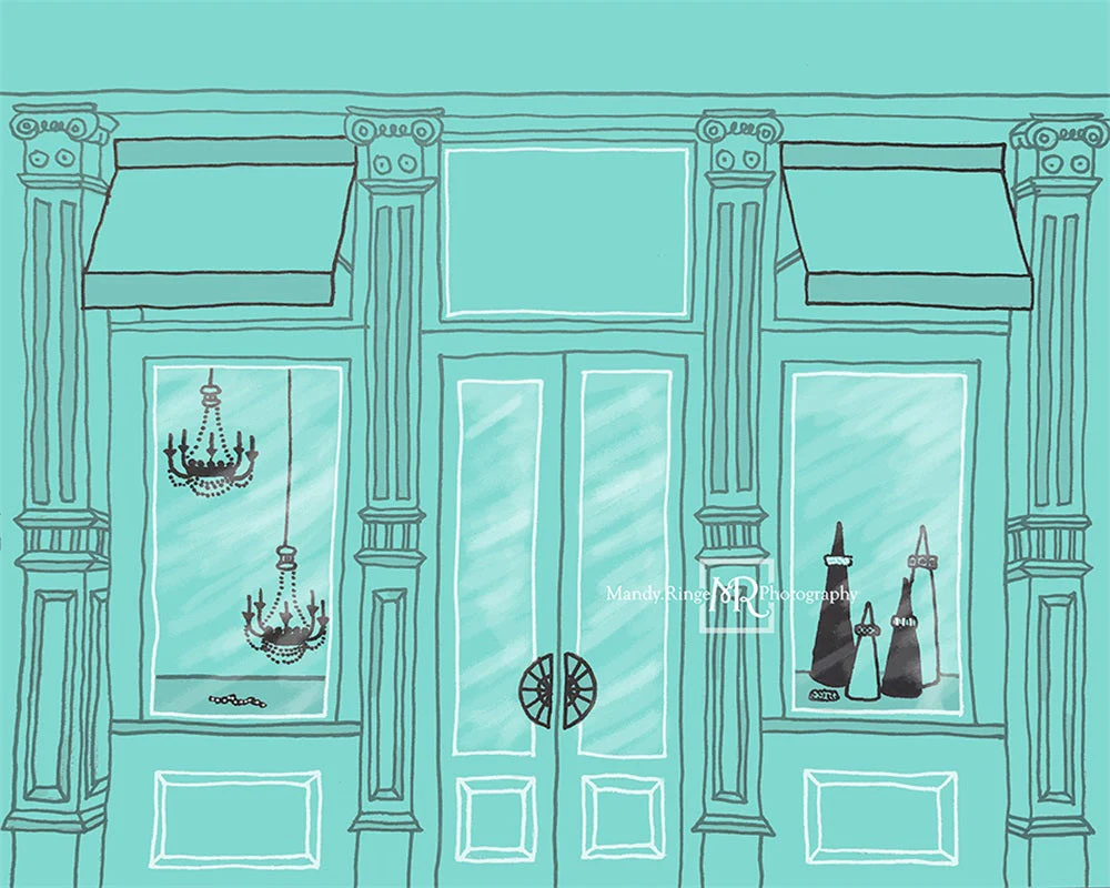 Kate Shopping Spree Storefront Fleece Backdrop Designed by Mandy Ringe Photography - Image 8