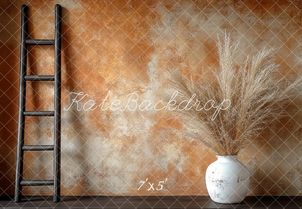 Kate Simple Boho Rustic Ladder Vase Backdrop Designed by Mini MakeBelieve - Image 2