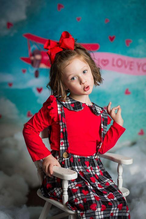 Kate Sky Love Plane Backdrop for Valentines designed by Jerry_Sina - Image 4