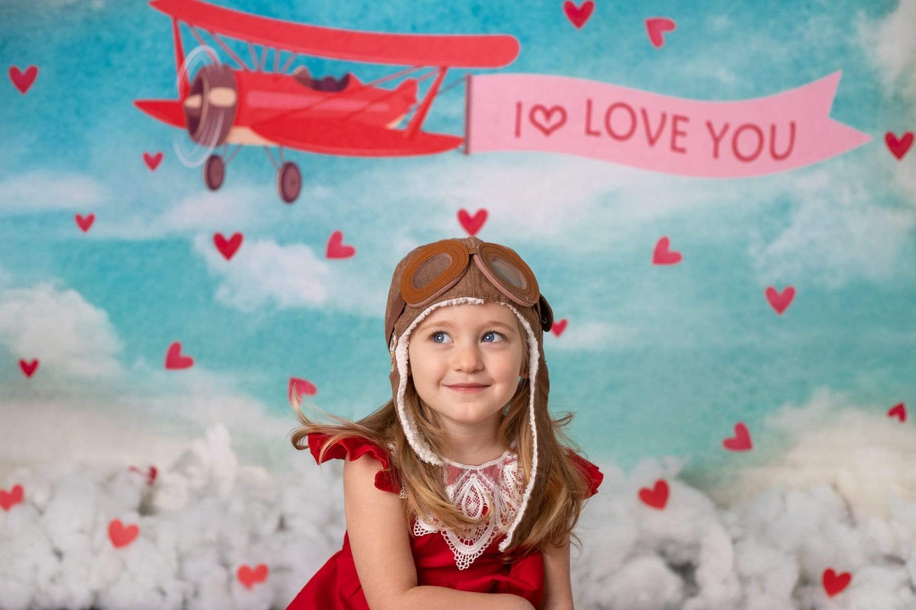 Kate Sky Love Plane Backdrop for Valentines designed by Jerry_Sina - Image 7