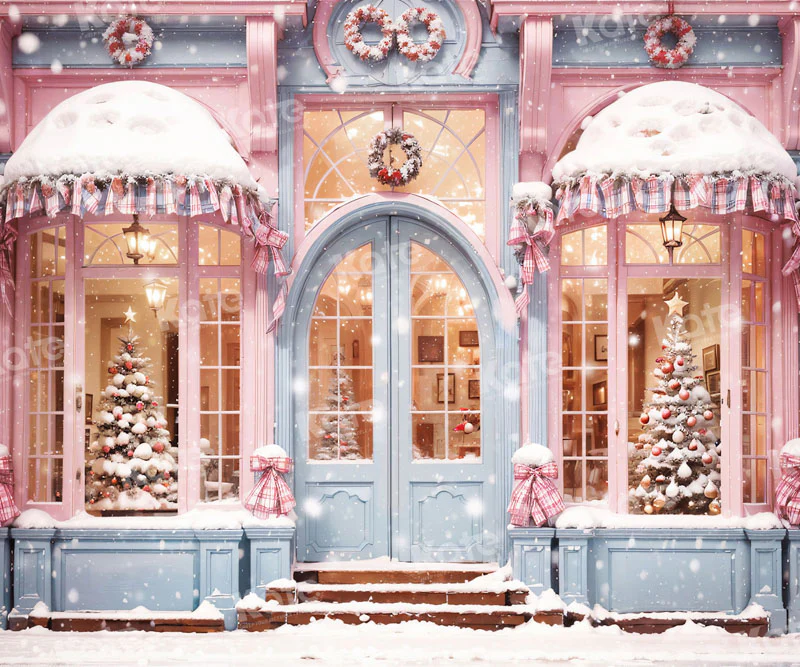 Kate Snow Christmas Tree Shop Backdrop for Photography - Image 5