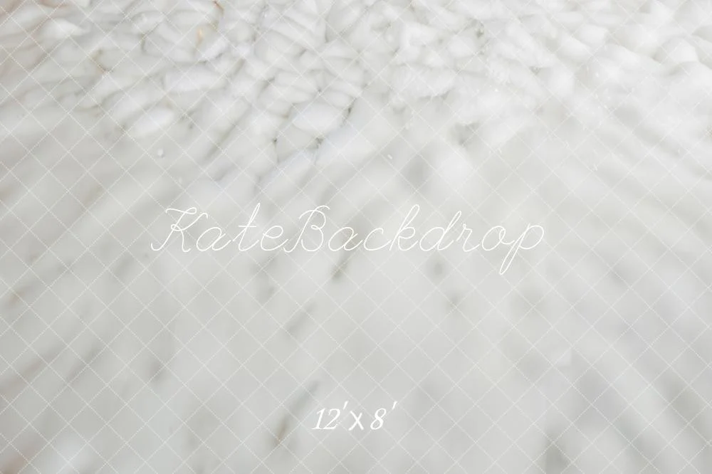Kate Snow Ground White Floor Fleece Backdrop Designed by Emetselch - Image 2
