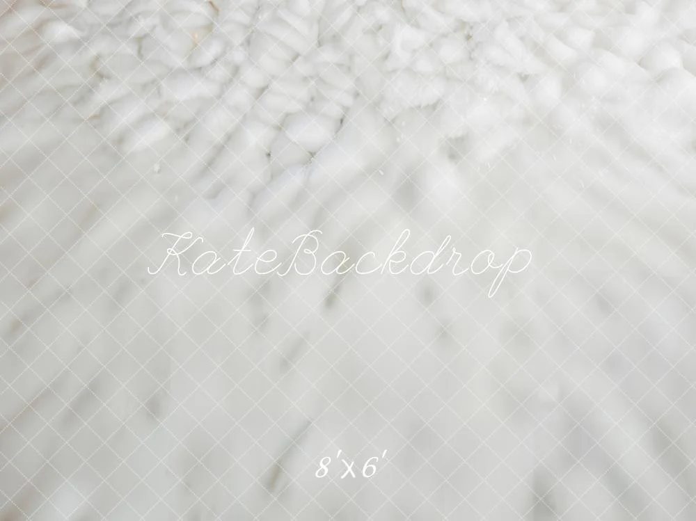 Kate Snow Ground White Floor Fleece Backdrop Designed by Emetselch - Image 3