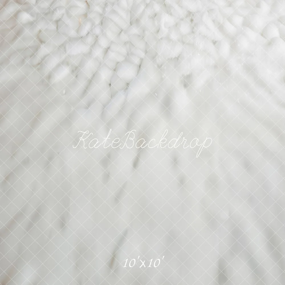 Kate Snowy Ground Texture White Floor Backdrop Designed by Emetselch - Image 6