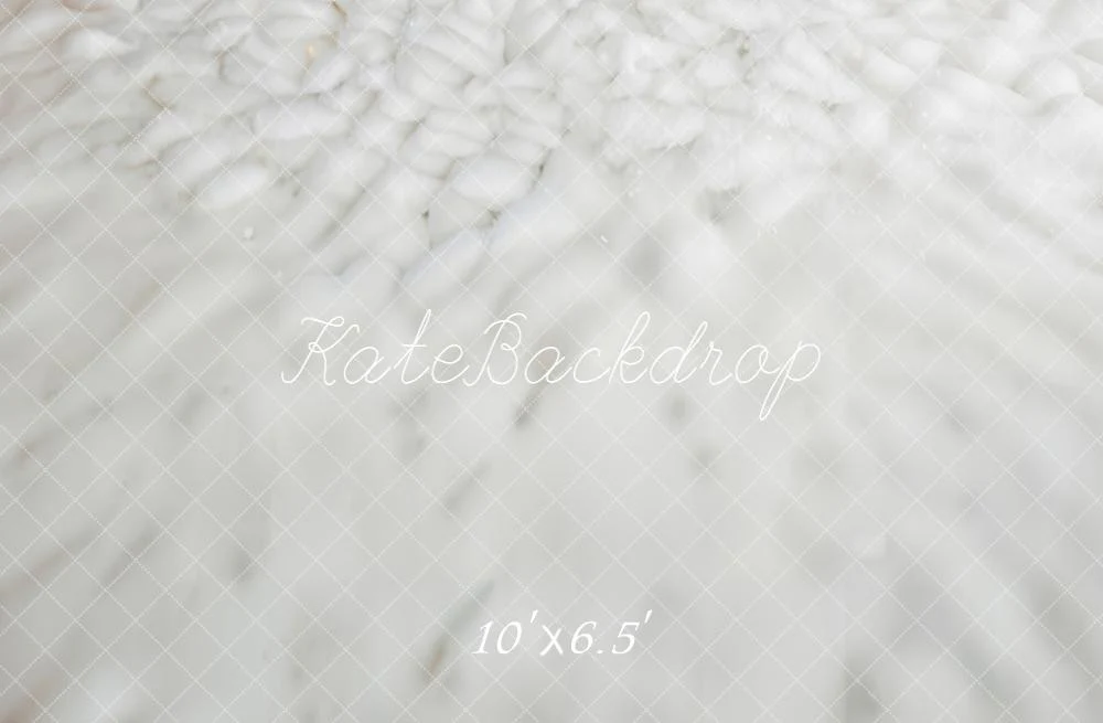 Kate Snowy Ground Texture White Floor Backdrop Designed by Emetselch - Image 7