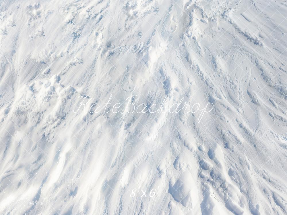 Kate Snowy Floor Texture White Backdrop Designed by Emetselch - Image 3