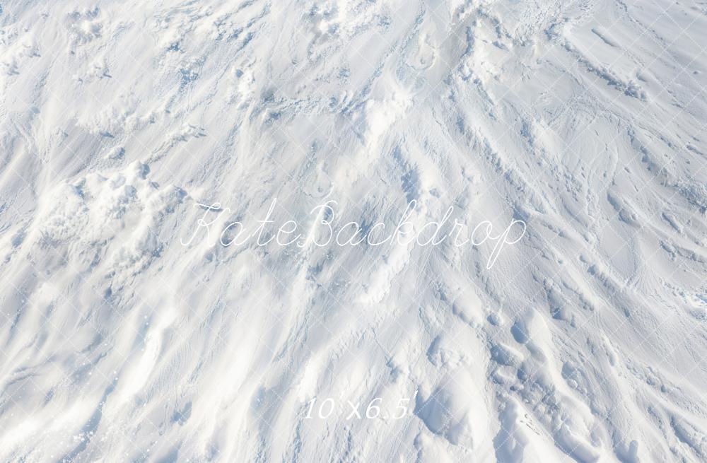 Kate Snowy Floor Texture White Backdrop Designed by Emetselch - Image 4