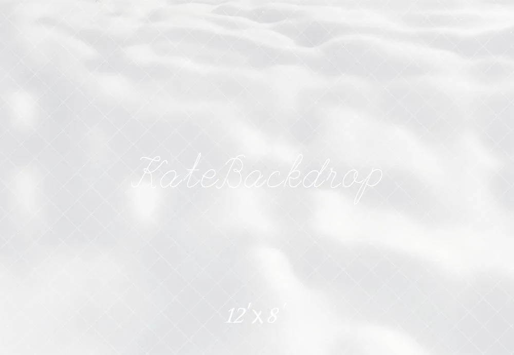 Kate Snowy Ground Texture White Floor Fleece Backdrop Designed by Kate Image - Image 4