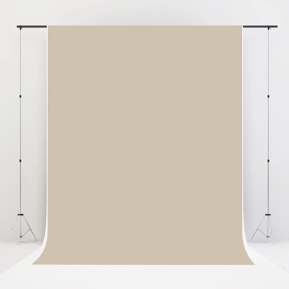 Kate Solid dark vanilla Vinyl floor backdrop - Image 2