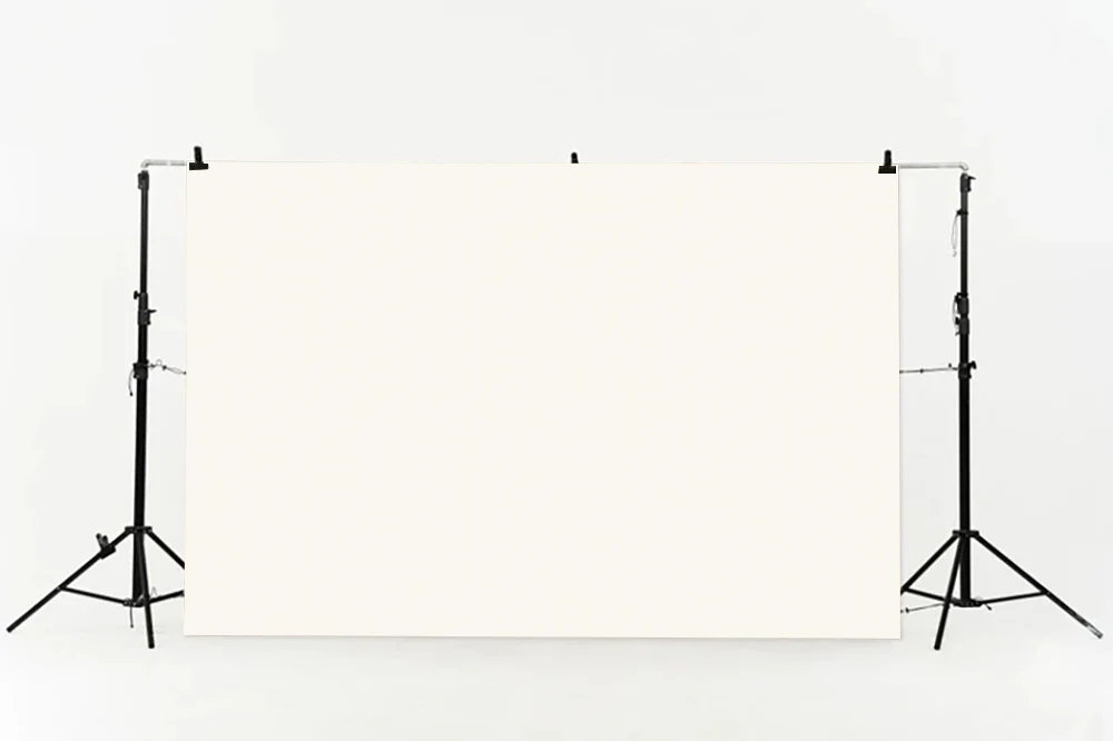 Kate Solid light cream Vinyl floor backdrop - Image 2