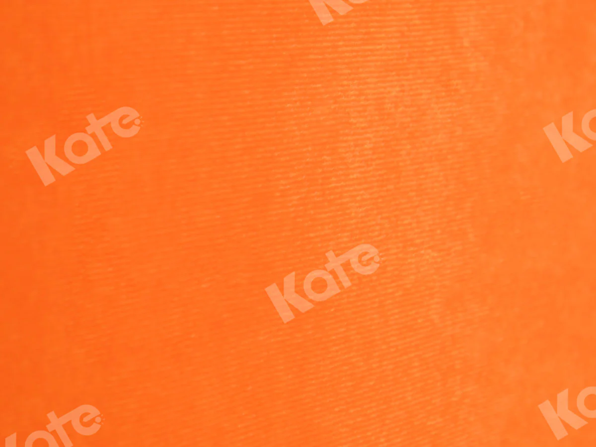 Kate Solid Orange Color Portrait Photography Backdrop for Studio(HGCSB) - Image 3