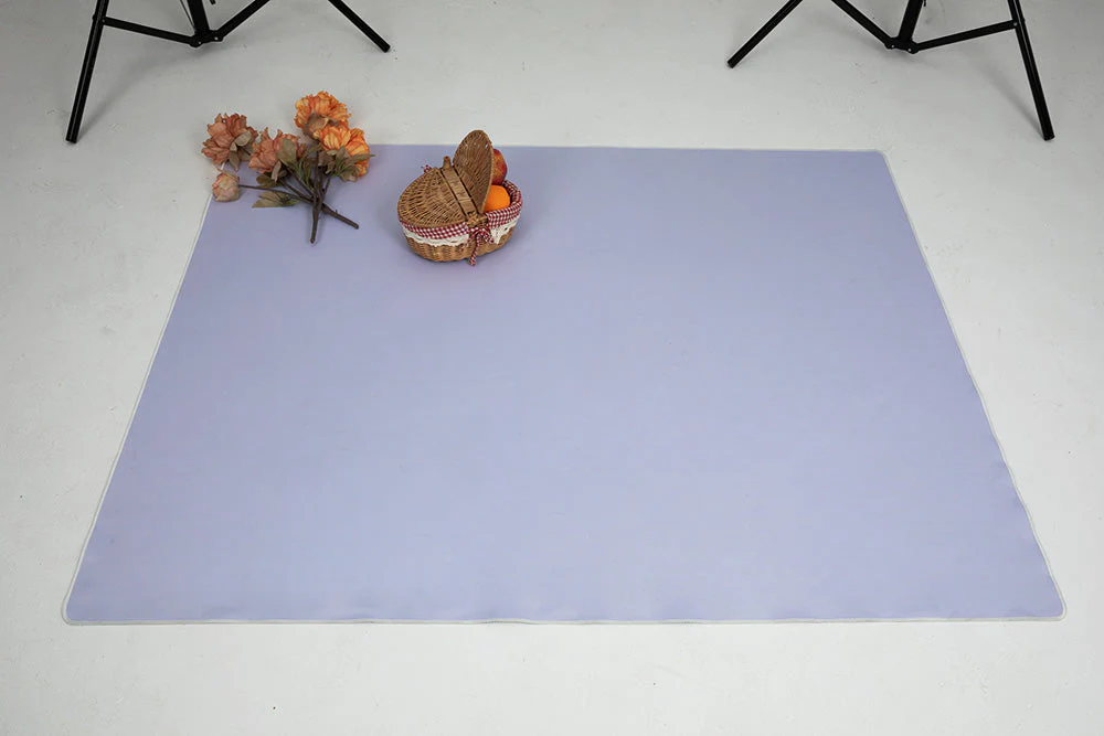 Kate Light Gray White Computer Printed Rubber Floor Mat - Image 2